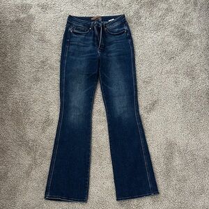 Judy Blue Dark Wash high waisted bootcut Jeans, size 7/28 long